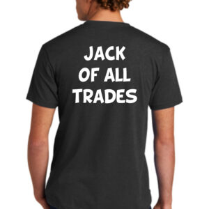 Jack of All Trades Crewneck T-Shirt - Charcoal, Small