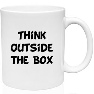 Think Outside the Box Mug - 11OZ